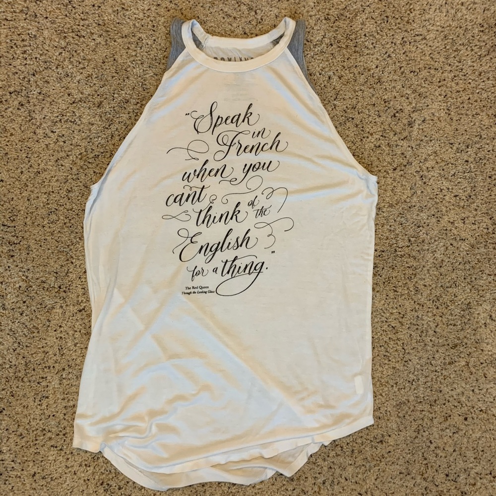 Alice in wonderland tank